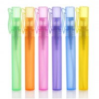 Wholesale Empty Refillable Plastic 10mL Pen Shape Perfume Pump Spray Bottles with Fine Mist Sprayer