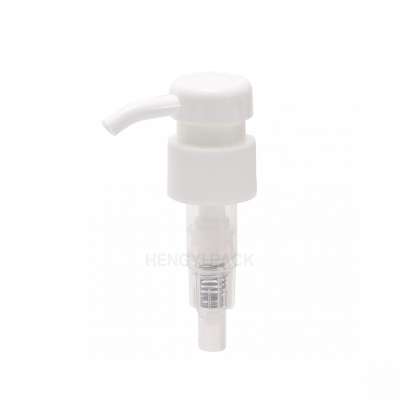 28 410 Lotion Pump White Ribbed Hand Pump Sprayer 28mm Lotion Pump